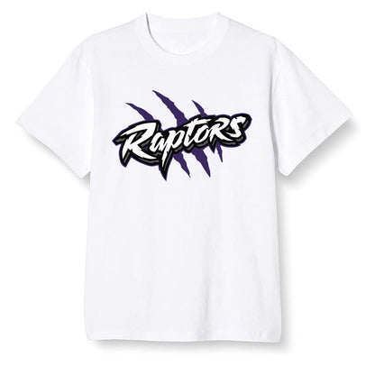 Pop Colour AJ1 Retro High OG Court Purple - Raptors - White Men T-shirt