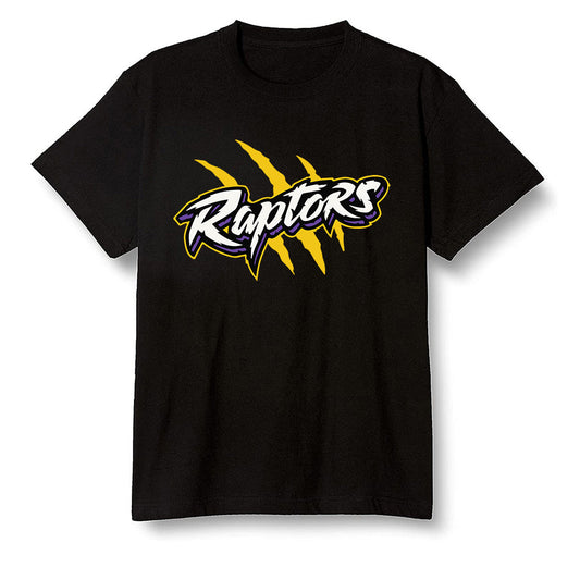 Pop Colour AJ1 Mid SE University Gold - Raptors - Black Men T-shirt