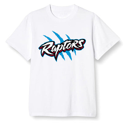 Pop Colour AJ1 NRG Joint Model - UNC - Raptors - White Men T-shirt