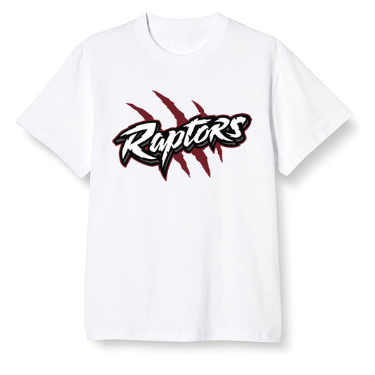 Pop Colour AJ1 Retro High OG SP White/Royal/Varsity Red/Black - Raptors - White Men T-shirt