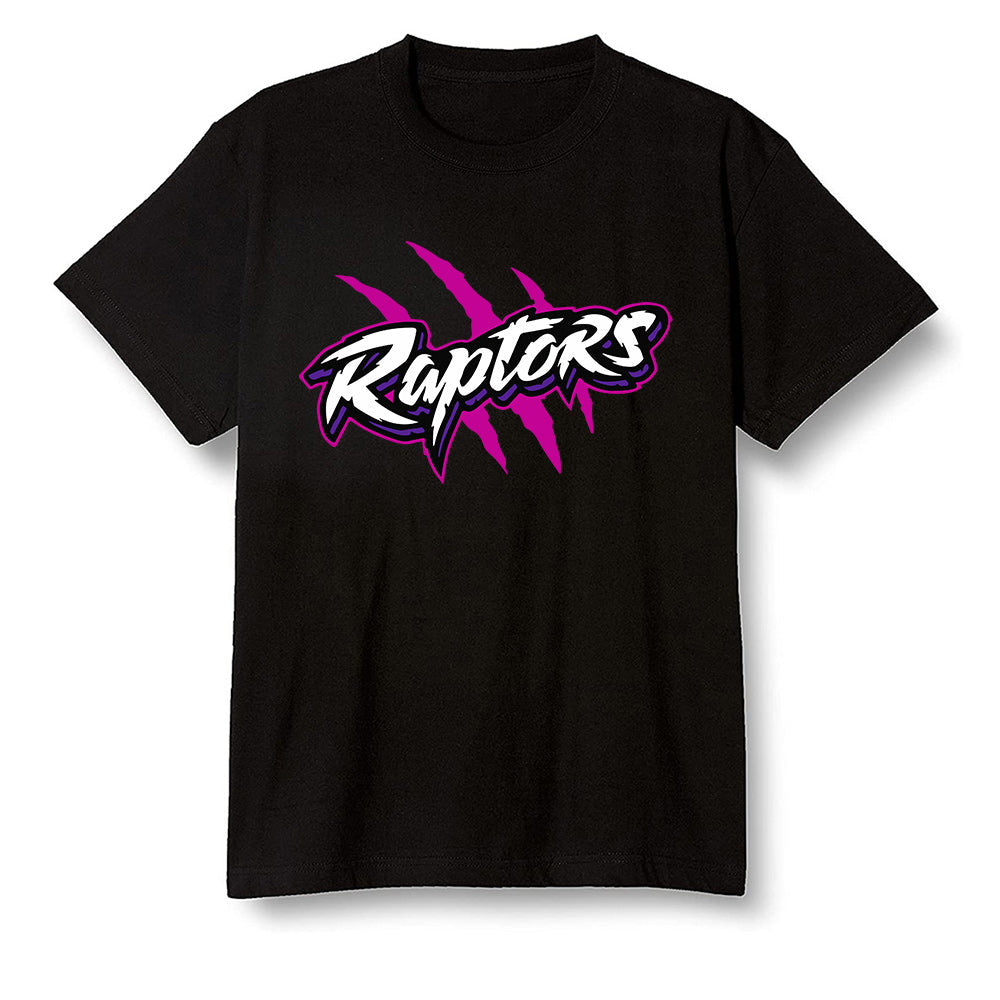 Pop Colour AJ1 Zoom Cmft Psg - Raptors - Black Men T-shirt