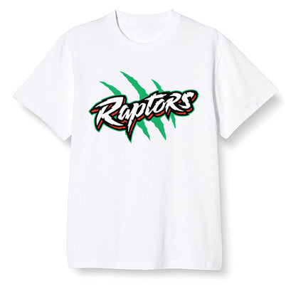 Pop Colour AJ1 High OG Lucky Green - Raptors - White Men T-shirt