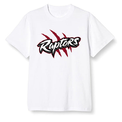 Pop Colour AJ13 Retro Gym Red Flint Grey - Raptors - White Men T-shirt
