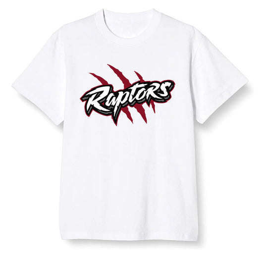 Pop Colour AJ13 Retro Gym Red Flint Grey - Raptors - White Men T-shirt