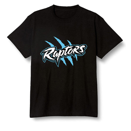 Pop Colour AJ6 Retro Unc - Univeristy Blue - Raptors - Black Men T-shirt