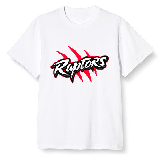 Pop Colour AJ6 Retro White Infrared - Raptors - White Men T-shirt