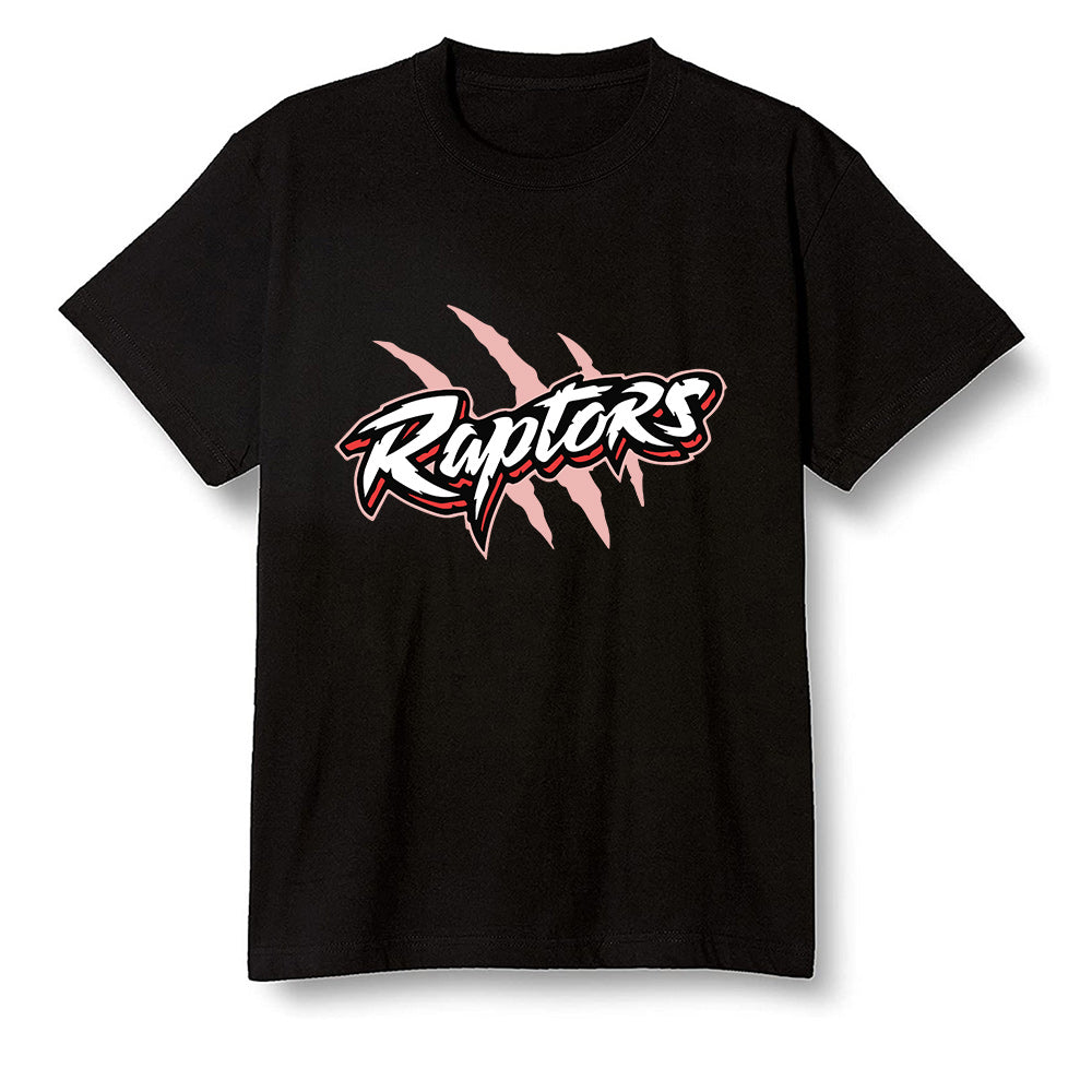 Pop Colour AJ6 Retro NRG Rust Pink - Raptors - Black Men T-shirt
