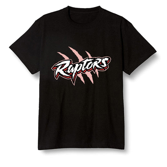 Pop Colour AJ6 Retro NRG Rust Pink - Raptors - Black Men T-shirt