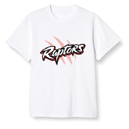 Pop Colour AJ6 Retro NRG Rust Pink - Raptors - White Men T-shirt