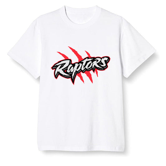 Nike Pop Colour AJ6 Retro Reflective Infrared - Raptors - White Men T-shirt