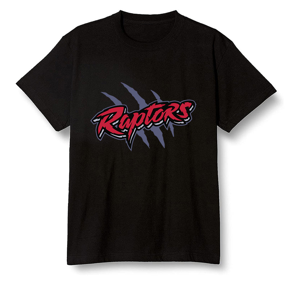 Pop Colour AJ6 Retro 'Doernbecher' 2019 Midnight Navy/White-Varsity Red-Metallic Gold - Raptors - Black Men T-shirt