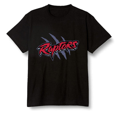 Pop Colour AJ6 Retro 'Doernbecher' 2019 Midnight Navy/White-Varsity Red-Metallic Gold - Raptors - Black Men T-shirt
