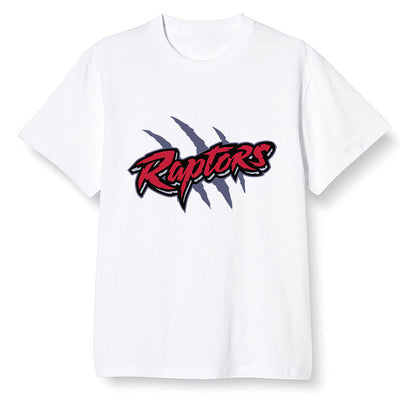 Pop Colour AJ6 Retro 'Doernbecher' 2019 Midnight Navy/White-Varsity Red-Metallic Gold - Raptors - White Men T-shirt