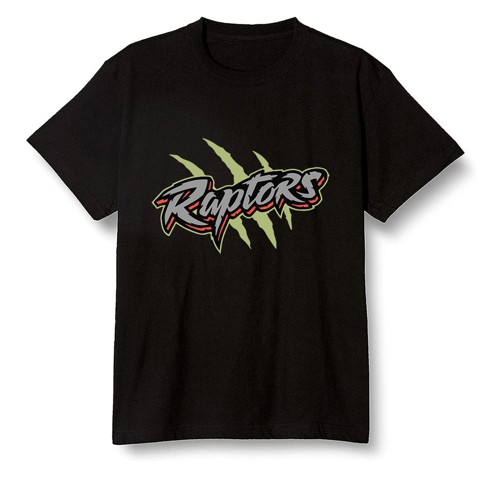 Pop Colour AJ6 Retro SP Travis Scott - Medium Olive - Raptors - Black Men T-shirt