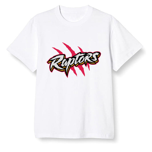 Pop Colour AJ6 Retro Hare - Raptors - White Men T-shirt