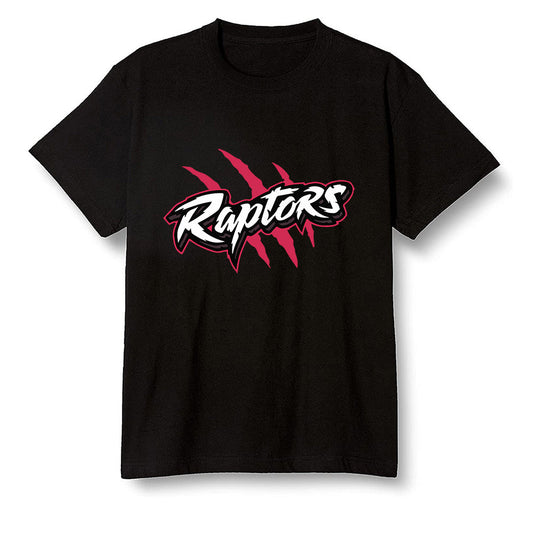 Pop Colour AJ6 Retro Carmine - Raptors - Black Men T-shirt