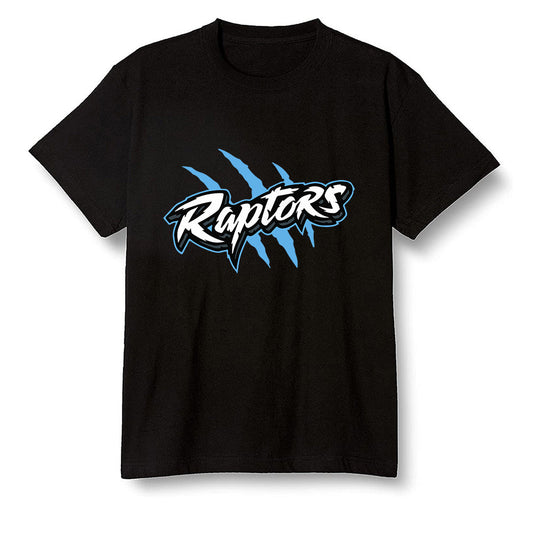 Pop Colour AJ6 UNC White - Raptors - Black Men T-shirt