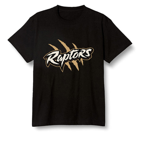 Pop Colour AJ6 Retro Quai 54 - Sail Gum - Raptors - Black Men T-shirt