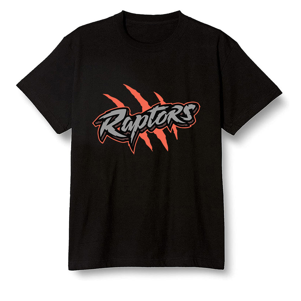 Pop Colour AJ6 Retro Psg Iron Grey Infrared - Raptors - Black Men T-shirt