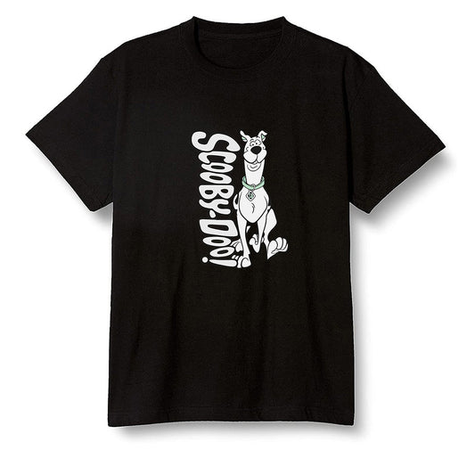 Pop Colour AJ1 Low Retro 'White' White/White-Metallic Silver - Scooby Doo! - Black Men T-shirt