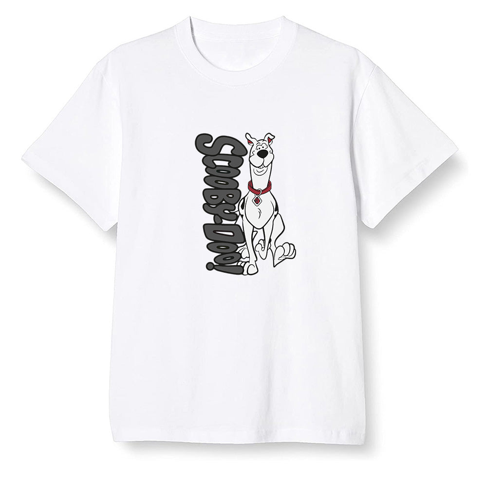 Pop Colour AJ1 Low Black Toe - Scooby Doo! - White Men T-shirt