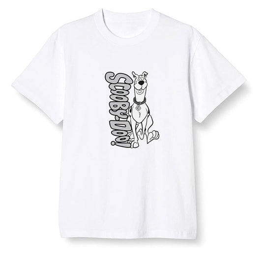 Pop Colour AJ1 Low GS Light Smoke Grey - Scooby Doo! - White Men T-shirt