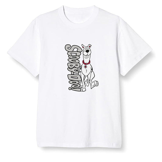 Pop Colour AJ1 Retro High OG Light Smoke Grey - Scooby Doo! - White Men T-shirt