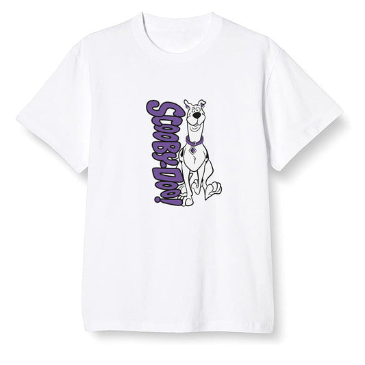 Pop Colour AJ1 Retro High OG Court Purple - Scooby Doo! - White Men T-shirt