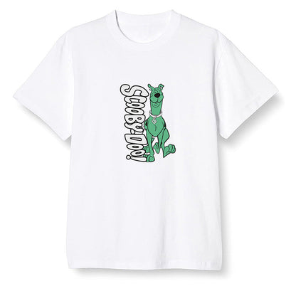 Pop Colour AJ13 Retro 'Lucky Green' - Scooby Doo! - White Men T-shirt