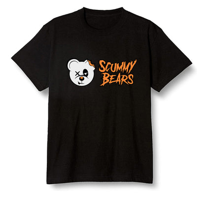 Pop Colour AJ1 Retro High OG Electro Orange - Scummy Bears  - Black Men T-shirt
