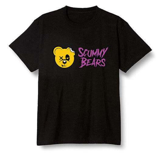 Pop Colour AJ1 Retro High OG Brotherhood - Scummy Bears  - Black Men T-shirt