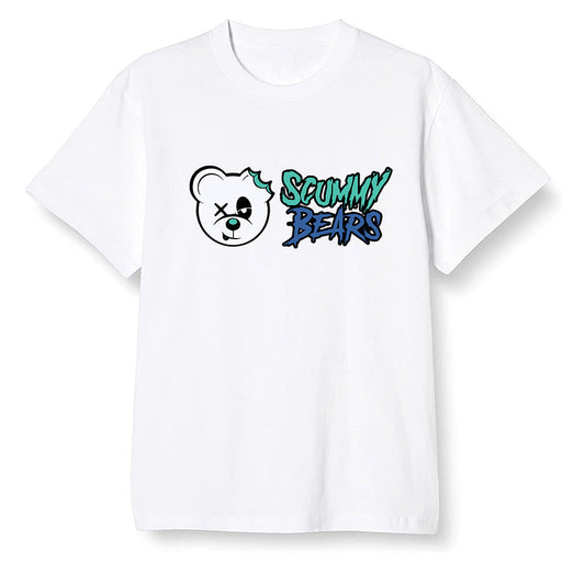 Pop Colour AJ1 High OG TIE DYE - Scummy Bears  - White Men T-shirt