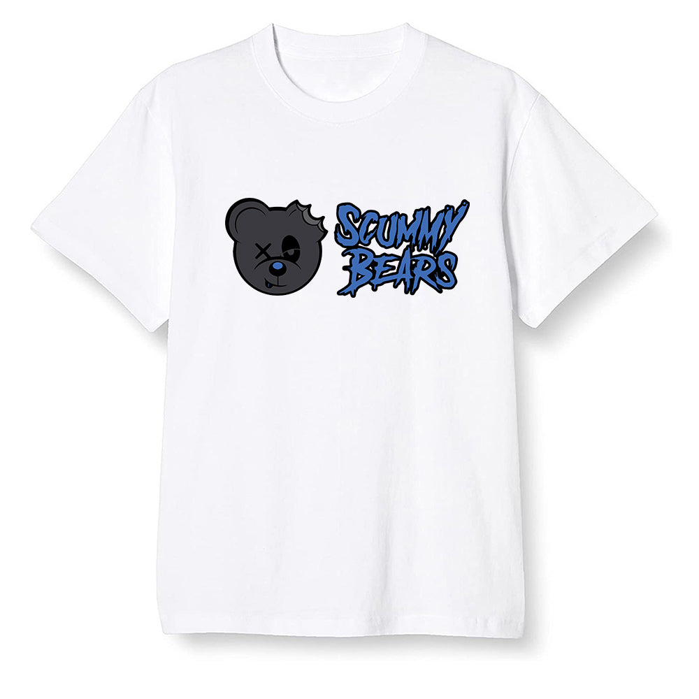 Pop Colour AJ13 Retro Black Royal - Scummy Bears - White Men T-shirt