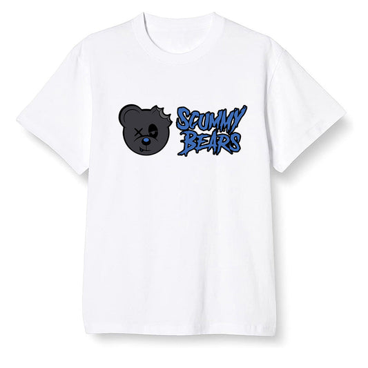 Pop Colour AJ13 Retro Black Royal - Scummy Bears - White Men T-shirt