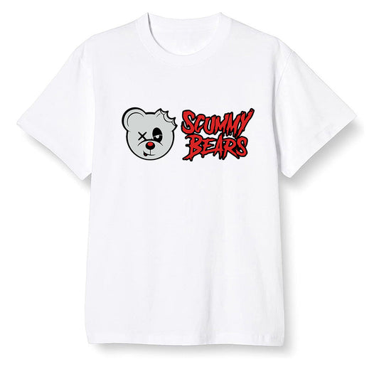 Pop Colour AJ13 Retro HE Got Game - Scummy Bears - White Men T-shirt