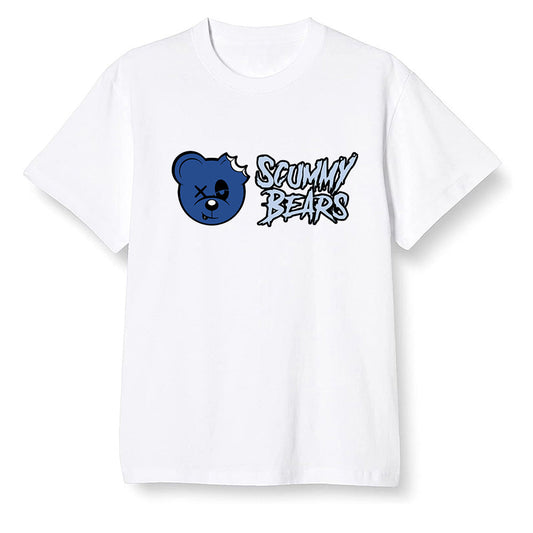 Pop Colour AJ13 Retro Flint - Scummy Bears - White Men T-shirt