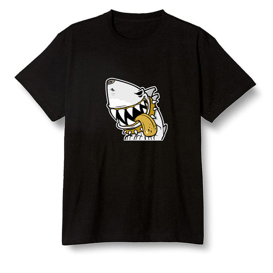 Pop Colour AJ1 Retro High OG Rookie Of The Year - Shark dog - Black Men T-shirt