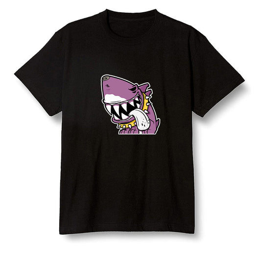 Pop Colour AJ1 Retro High OG Brotherhood - Shark dog - Black Men T-shirt