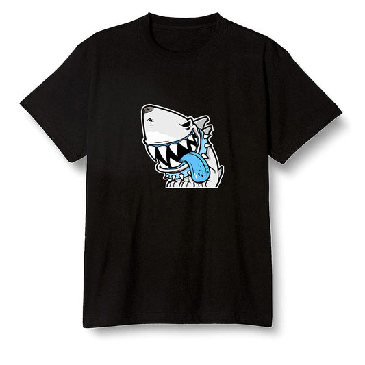 Pop Colour AJ1 NRG Joint Model - UNC - Shark dog - Black Men T-shirt