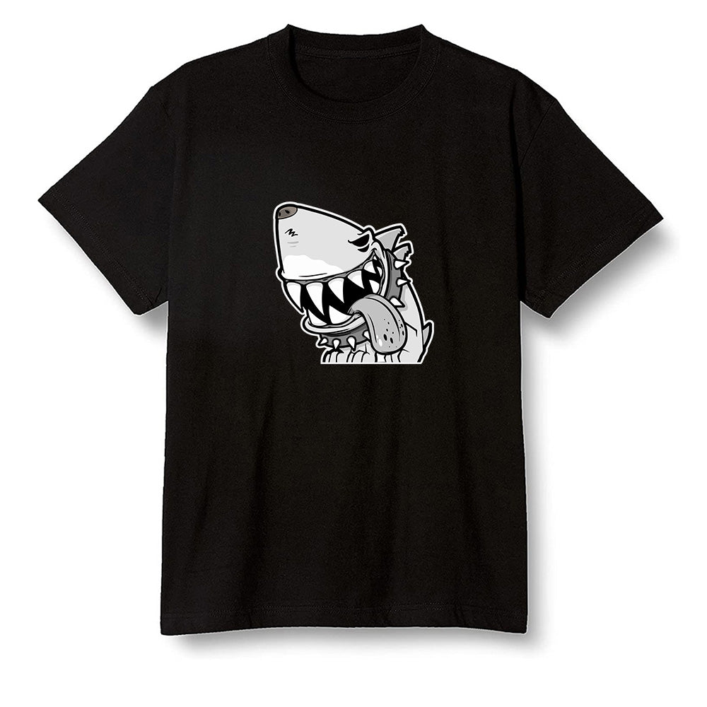 Pop Colour AJ1 Retro High OG CO Japan - Neutral Grey - Shark dog - Black Men T-shirt