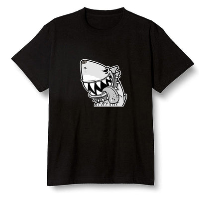 Pop Colour AJ1 Retro High OG CO Japan - Neutral Grey - Shark dog - Black Men T-shirt