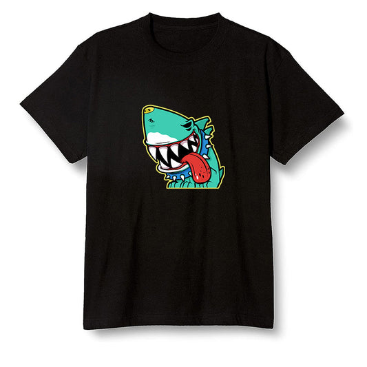 Pop Colour AJ1 Retro OG High J Balvin - Colores Y Vibras - Shark dog - Black Men T-shirt