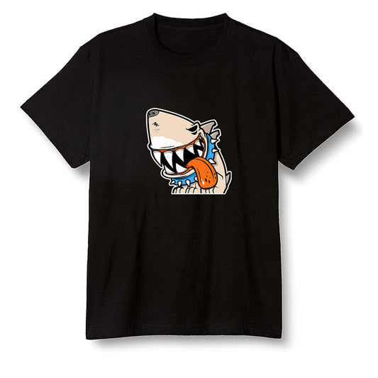 Pop Colour AJ1 Retro High OG PRO Prototype - Shark dog - Black Men T-shirt