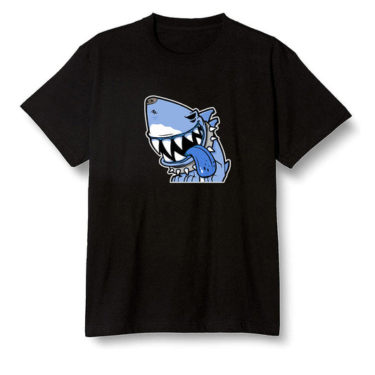 Pop Colour AJ13 Retro Black Royal - Shark dog - Black Men T-shirt