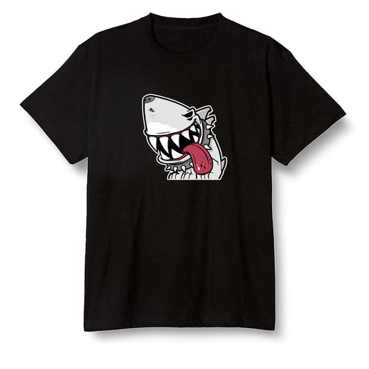 Pop Colour AJ13 Retro HE Got Game - Shark dog - Black Men T-shirt