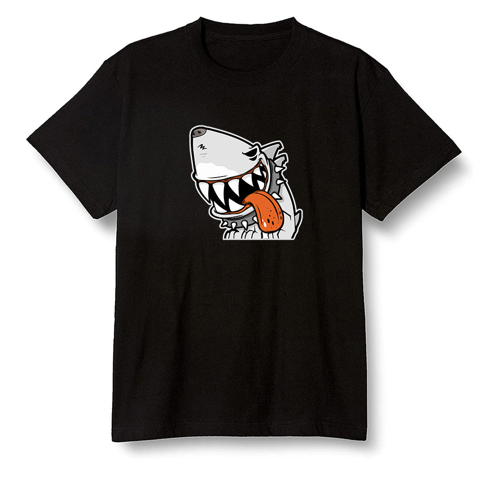Pop Colour AJ13 Retro Starfish - Shark dog - Black Men T-shirt
