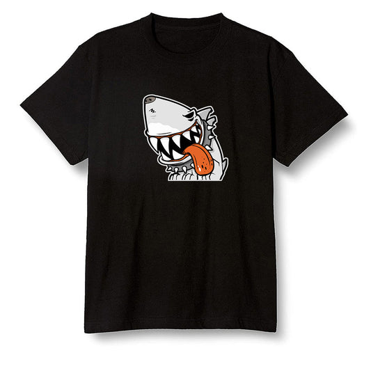 Pop Colour AJ13 Retro Starfish - Shark dog - Black Men T-shirt