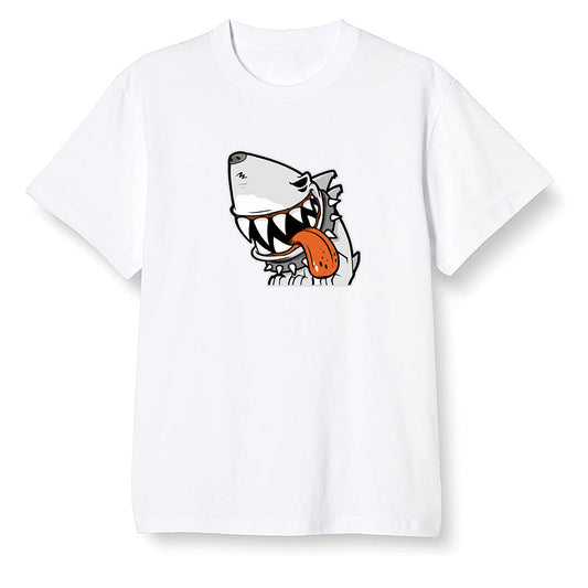 Pop Colour AJ13 Retro Starfish - Shark dog - White Men T-shirt