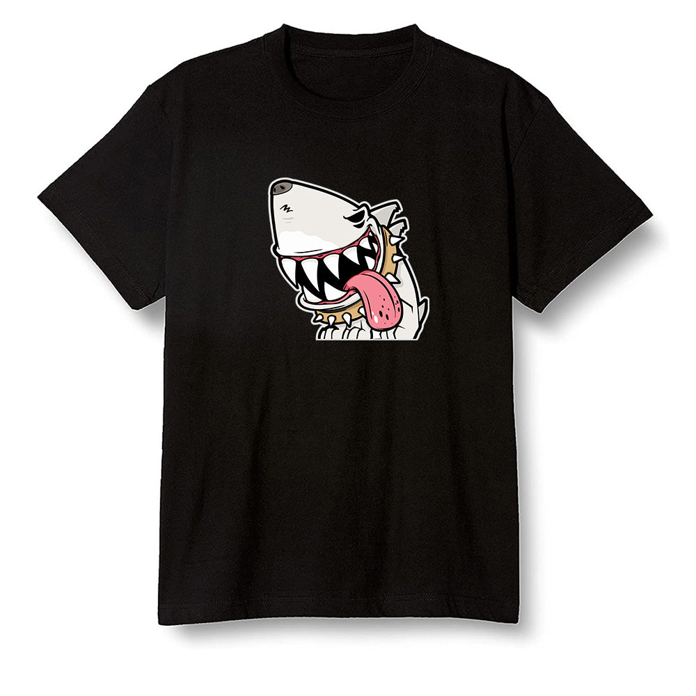 Pop Colour AJ13 Retro CNY - Shark dog - Black Men T-shirt