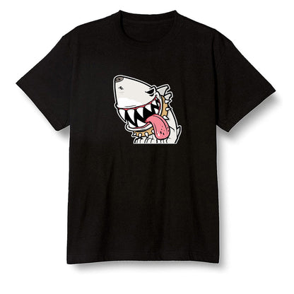 Pop Colour AJ13 Retro CNY - Shark dog - Black Men T-shirt